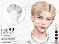 Sims 4 Male Mod: 85 Hair (Featured)