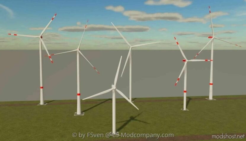 FS22 Placeable Mod: General Electric Windturbines V2.1 (Featured)