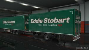 ETS2 Mod: Eddie Stobart Trailer Green 1.48 (Image #2)