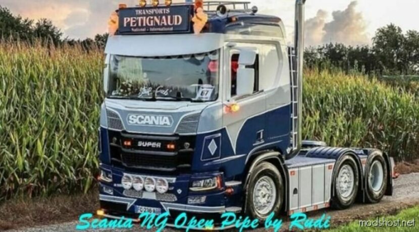 ETS2 Scania Mod: NG L6 & V8 Open Pipe Sound V1.3 (Featured)