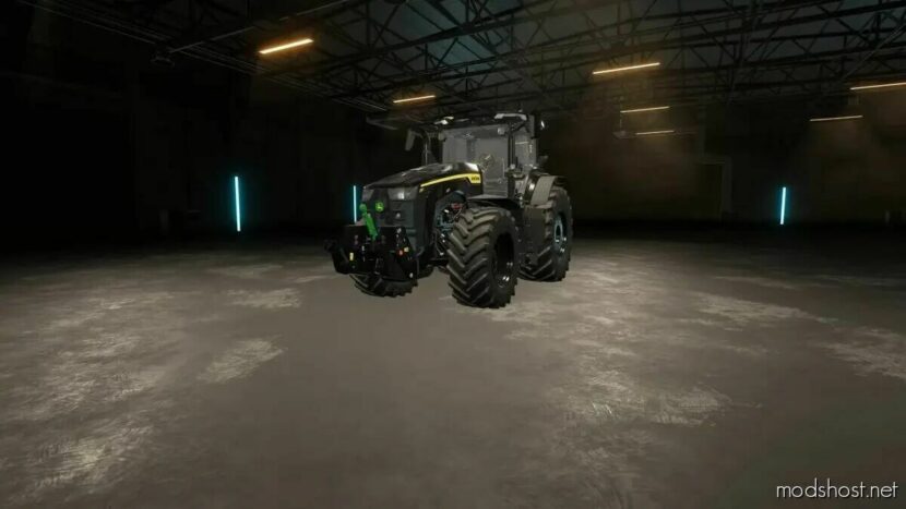 FS22 John Deere Tractor Mod: 8R Black Night Edition V1.8.5 (Featured)