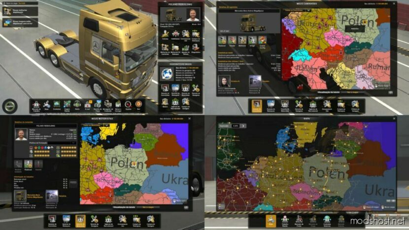 ETS2 Poland Save Mod: Profile Poland Rebuilding By Michaleczeq 2.5.7 1.48 (Featured)