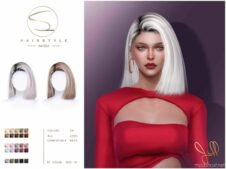 Sims 4 Female Mod: Fashion Short Hair (Joyi) 041023 (Featured)