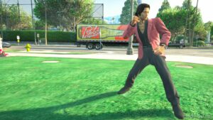 GTA 5 Player Mod: Yakuza 5: Shun Akiyama Add-On PED (Image #3)