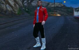 GTA 5 Player Mod: Michael Jackson’s “Beat IT” Jacket For Franklin (Image #2)