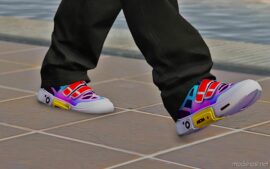 GTA 5 Player Mod: Stylized Sneakers For MP Male (Image #5)