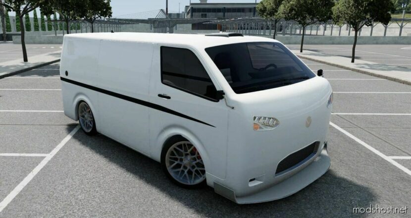 BeamNG Volkswagen Car Mod: Sleeper VAN 1000HP 2.0 0.30 (Featured)