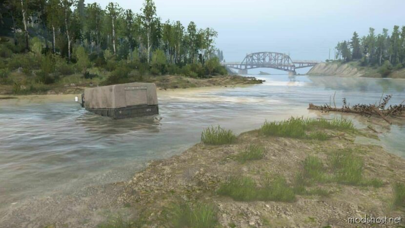 MudRunner Mod: Emergency Bridge Map V03.10.23 (Featured)