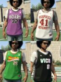 GTA 5 Player Mod: Layered Jerseys For MP Male (Image #3)