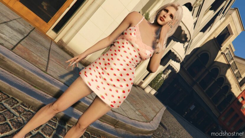 GTA 5 Player Mod: ZOE Dress For MP Female (Featured)