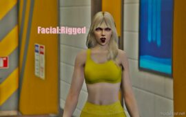 GTA 5 Player Mod: Rachel İN Sportswear Add-On PED / Fivem (Image #2)