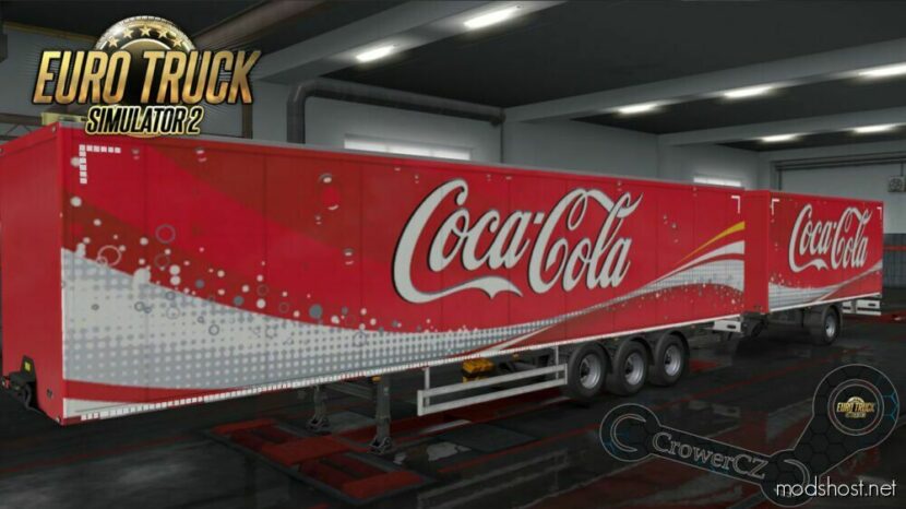 ETS2 Mod: Coca-Cola Ownership Trailer 1.48 (Featured)