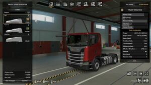 ETS2 Scania Part Mod: Eugene Scania S Flat Roof Addon 1.48 (Featured)