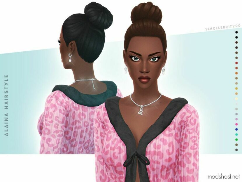 Sims 4 Teen Mod: Alaina Hairstyle (Featured)