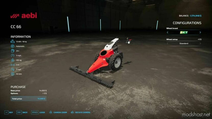 FS22 Vehicle Mod: Aebi 66 (Featured)