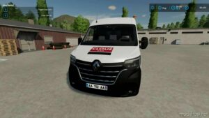 FS22 Renault Car Mod: Master (Case LH Cloue) V1.0.5 (Image #7)