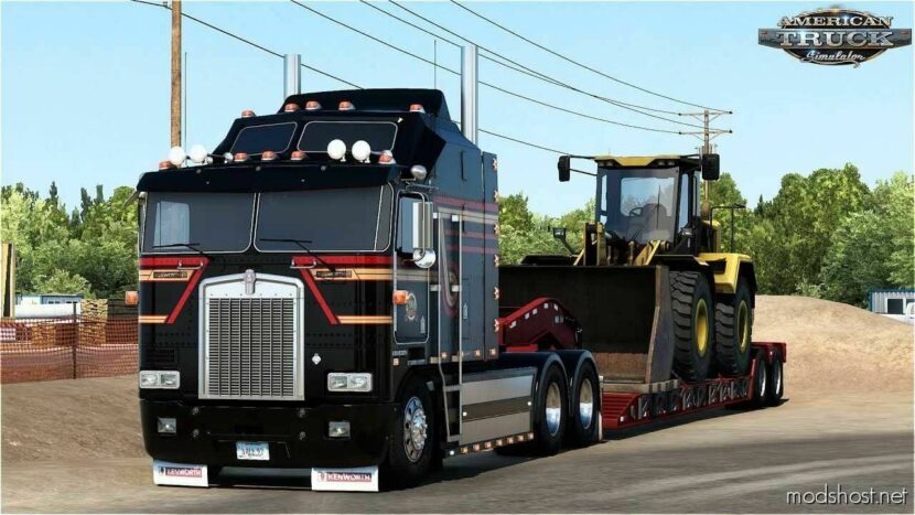 ATS Kenworth Truck Mod: K100-E + Interior V1.5.2 1.48 (Featured)