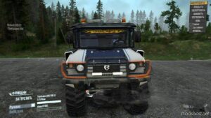 MudRunner Truck Mod: Burlak 6×6 V1.0 V14.08.19 (Image #3)