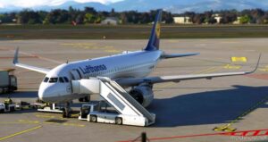 MSFS 2020 A32NX Livery Mod: A32NX Lufthansa A320Neo D-Ainh 8K V2.3 (Image #3)