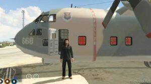 GTA 5 Vehicle Mod: Fairchild C-123 Provider Usaf Vietnam WAR Replace / Fivem (Image #5)