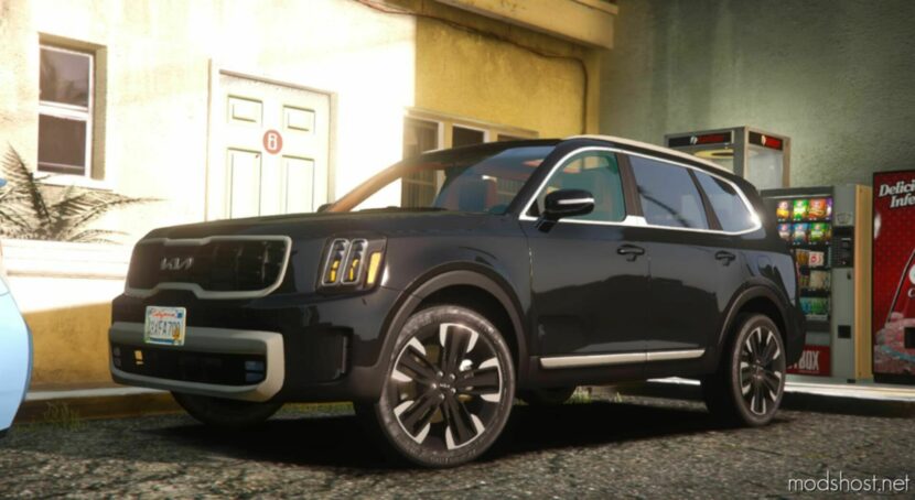 GTA 5 KIA Vehicle Mod: 2024 KIA Telluride SXP Add-On/Replace (Featured)