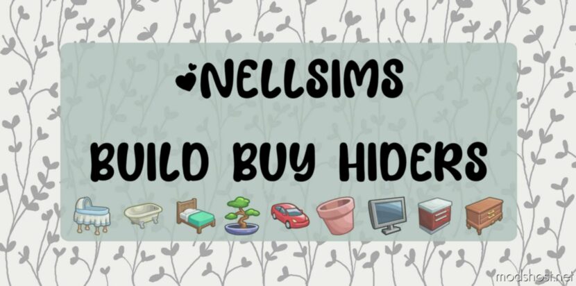 Sims 4 Mod: Build BUY Hiders (Featured)