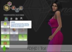 Sims 4 Mod: Ad(H)D Trait (Featured)