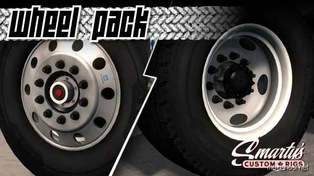 ATS Wheels Part Mod: Smarty’s Wheel Pack V2.3.1 1.48 (Featured)