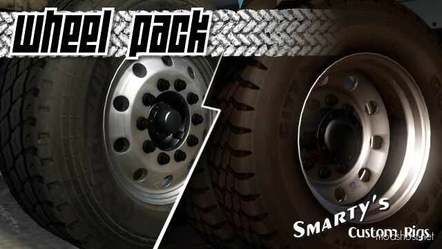 ATS Wheels Part Mod: Smarty’s Wheel Pack V1.9 1.48 (Featured)