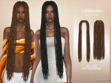 Sims 4 Elder Mod: Loreana Hairstyle (Featured)