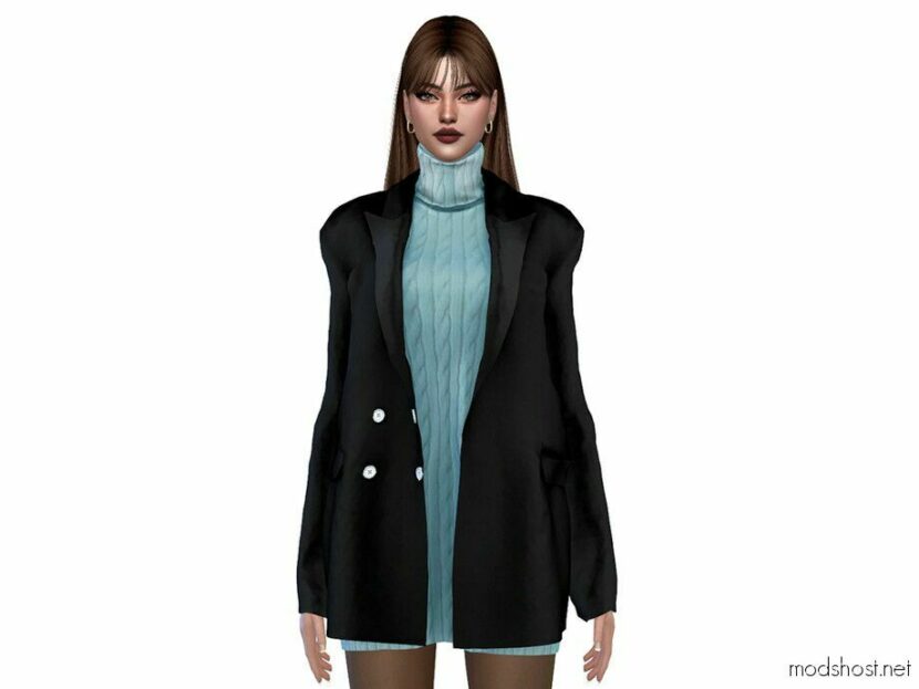 Sims 4 Female Clothes Mod: Anabelle Outfit (Featured)