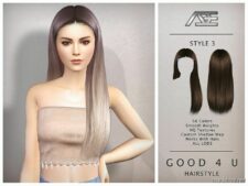 Sims 4 Female Mod: Good 4 U – Style 3 (Hairstyle) (Featured)