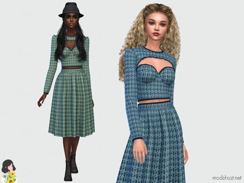 Sims 4 Elder Clothes Mod: Arabella SET (Featured)