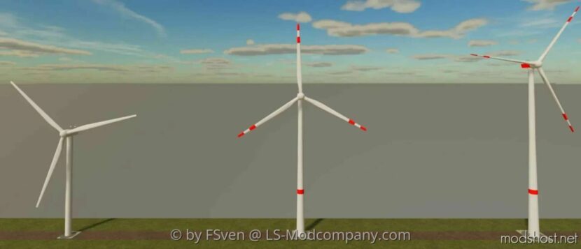 FS22 Placeable Mod: Vensys Windturbines V2.1 (Featured)