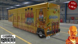 ATS Mod: Mickey´s Beverages Trailer 1.48 (Image #3)