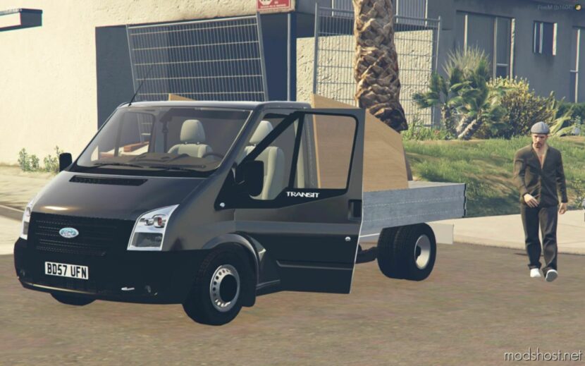 GTA 5 Ford Vehicle Mod: Transit Tipper VAN 2007 V1.1 (Featured)