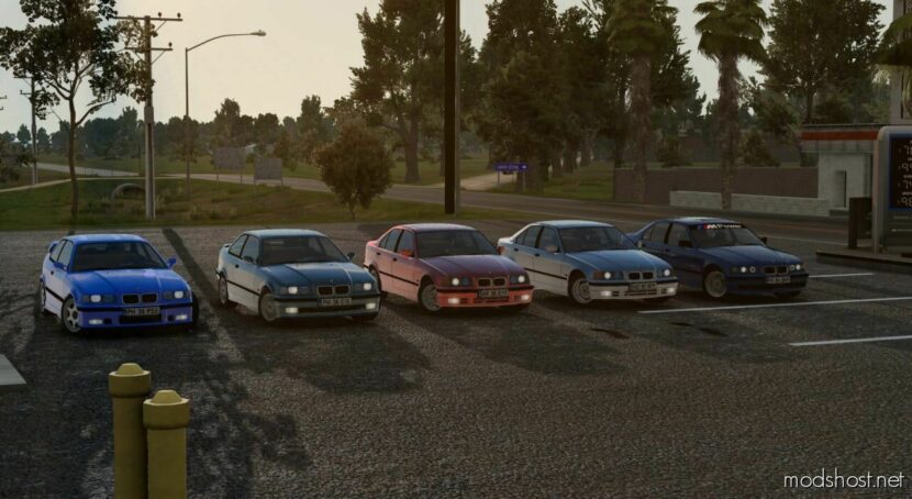 BeamNG BMW Car Mod: E36 Revamp V1.5 0.30 (Featured)