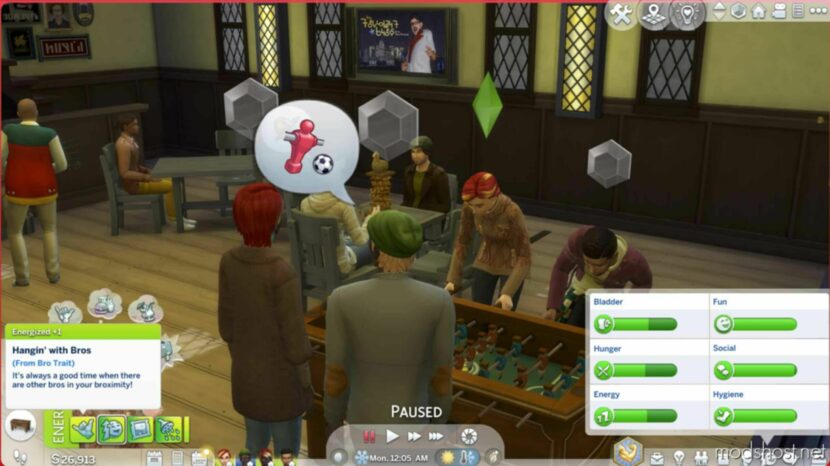 Sims 4 Trait Mod: Bros ARE Energized (Featured)