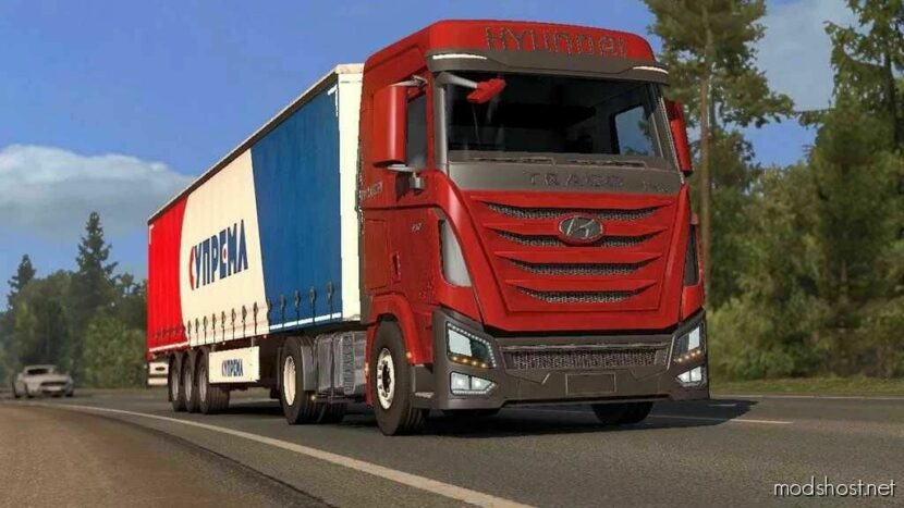 ETS2 Hyundai Truck Mod: Xcient V1.1 1.48 (Featured)