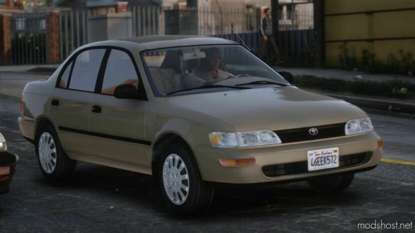 GTA 5 Toyota Vehicle Mod: 1994 Toyota Corolla DX Us-Spec Add-On | Replace | Vehfuncsv | Extras | Lods V1.1 (Featured)