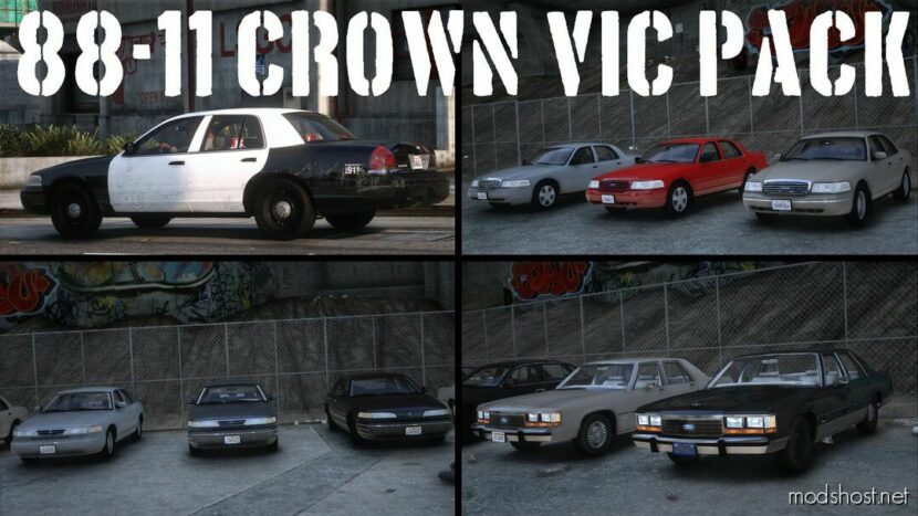 GTA 5 Ford Vehicle Mod: 1988-2011 Ford Crown Victoria Ltd/Lx/Pi Add-On | Extras | Vehfuncsv | Lods V3.0 (Featured)