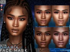 Sims 4 Skintone Mod: Dharia Face Mask N76 (Featured)