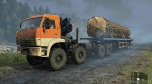 SnowRunner Mod: Kamaz 65201-3 Truck V1.0.2 (Image #5)