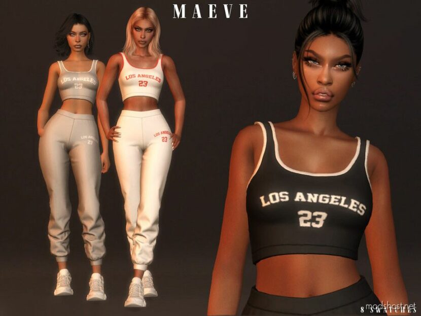 Sims 4 Teen Clothes Mod: Maeve SET (Featured)