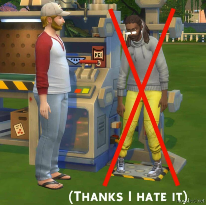 Sims 4 Mod: NO More Fleshy Servos (Featured)