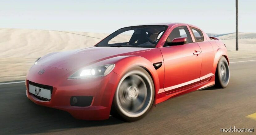 BeamNG Mazda Car Mod: RX8 2.1 0.30 (Featured)