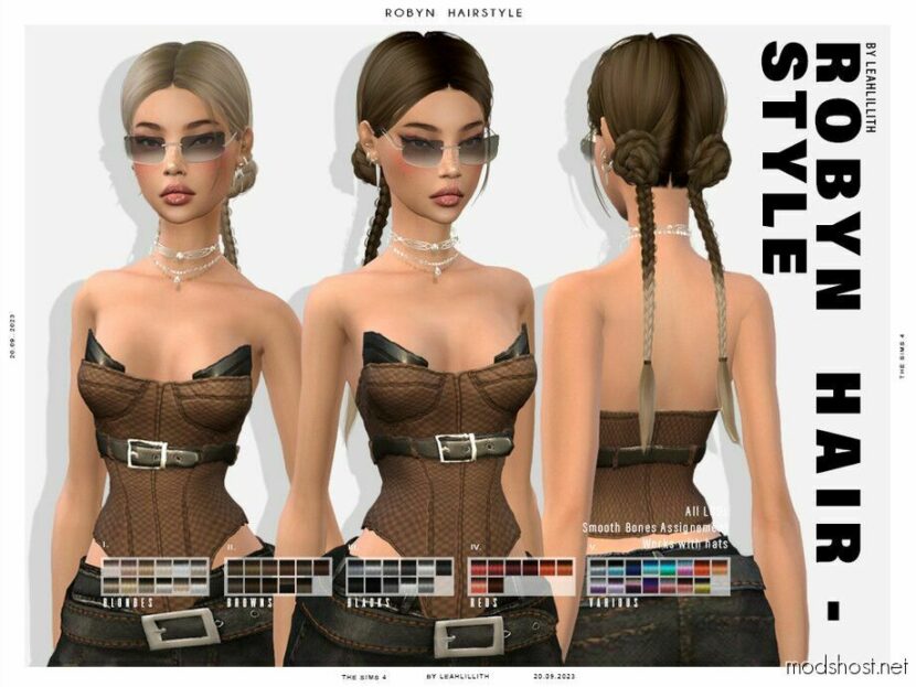 Sims 4 Mod: Robyn Hairstyle (Featured)