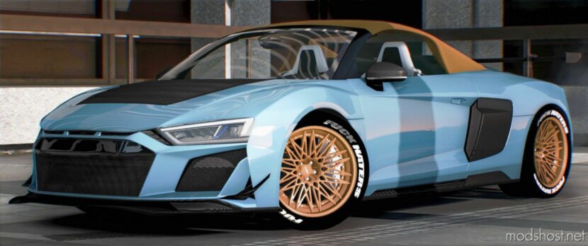 GTA 5 Audi Vehicle Mod: 2020 Audi R8 Spyder GT4 Street (Featured)