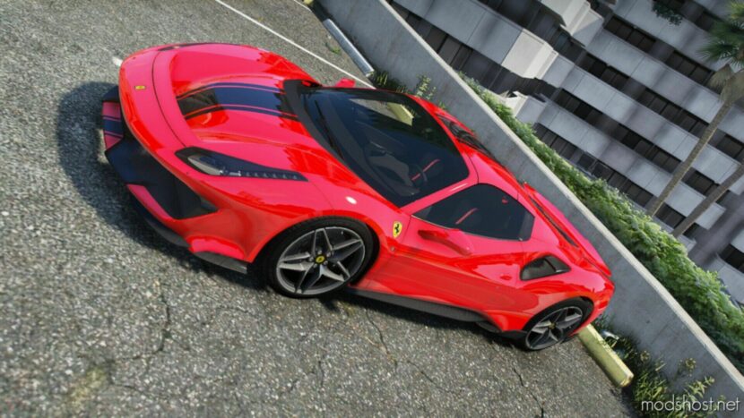 GTA 5 Ferrari Vehicle Mod: Pista 488 Spider 2019 (Featured)