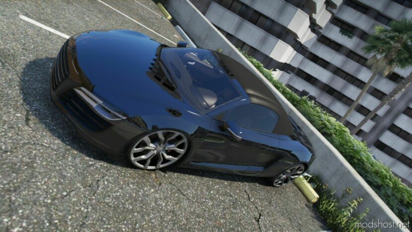 GTA 5 Audi Vehicle Mod: 2014 Audi R8 Cabrio (Featured)